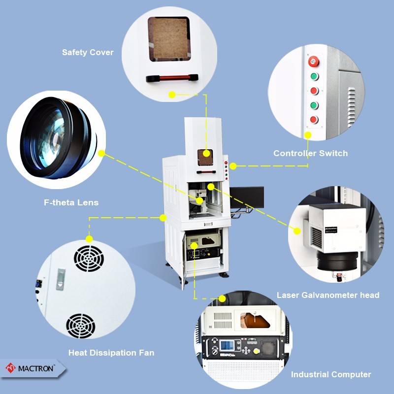 Enclosed UV Laser Engraving Machine Automatic UV Printing Machine For PCB Boards